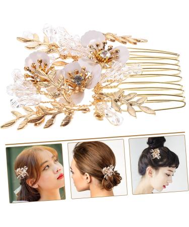 Didiseaon Sparkling Hair Comb Bridal Hair Accessories Wedding Hair Accessories Aesthetic Hair Accessories Hair Styling Accessories Wedding Hair Clip The Flowers Rhinestones Bride Hair Comb - Buy Online on GoSupps.com