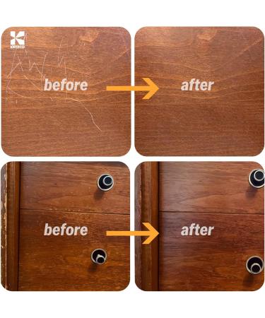 Katzco Total Furniture Repair Kit - Set of 34 - Resin Repair Wood Filler  Brushes  Markers with Plastic Scraper - for Stains  Scratches  Wood Floors  Tables  Desks  Carpenters  Bedposts - Buy Online on GoSupps.com
