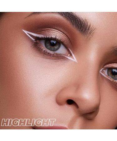 Waterproof Eyeliner Pencil | Silk Eyeliner Pencil - Professional White Eyeliner Pencil for Women - Buy Online on GoSupps.com