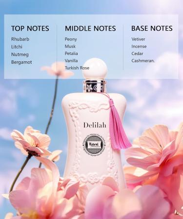 Hybrid & Company Delilah Enchanting Bloom Fragrance for Women Captivating Scent Perfume 3.4 Fl Oz - Buy Online on GoSupps.com