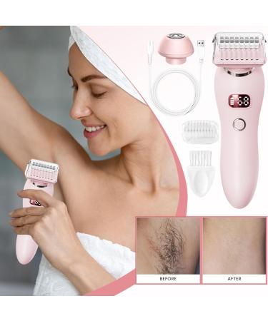 Epilator Hair Removal for Women Trimmer for Women Hair Remover for Ladies Trimmer Facial Shaver Waterproof Ladies Hair Trimmer Versatile Personal Groomer for Women and M Pink - Buy Online on GoSupps.com