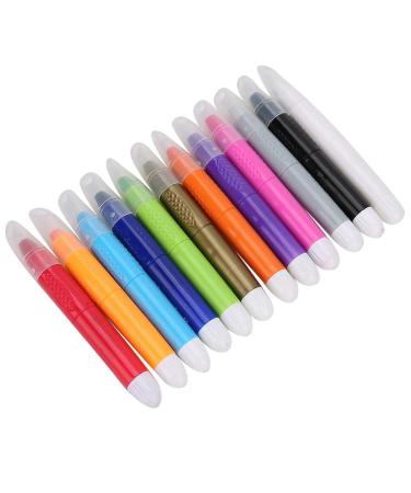 ZJchao 12-Piece Hair Chalk Pencil Set | Washable Temporary Hair Color for Cosplay DIY Parties & Birthday Make-Up - Buy Online on GoSupps.com