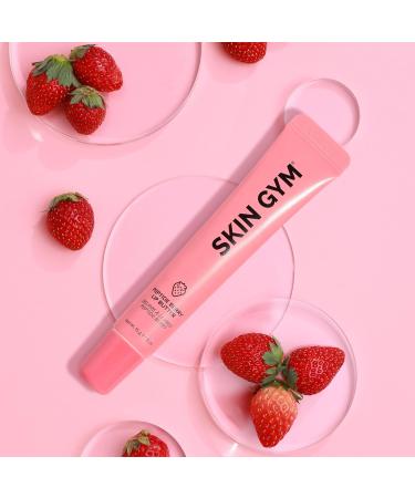 SKIN GYM Peptide Berry Hydrating Lip Balm - Vegan & Cruelty-Free Moisturizer for Dry Lips with Jojoba & Avocado Oil 5oz - Plumping & Nourishing Formula - Buy Online on GoSupps.com