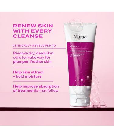 Murad Revive + Repair w/Glow Up Ingredients - 3-Piece Set ($135 Value) - Regimen for Total Skin Health - AHA/BHA Cleanser 5.0Fl Oz Glycolic Serum 1.0Fl Oz Cellular Hydration Cream 0.25Fl Oz - Buy Online on GoSupps.com