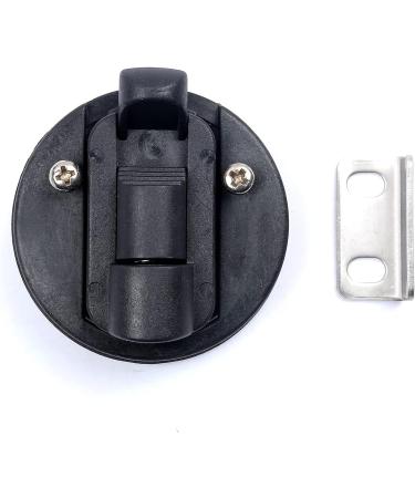 Mxeol Marine Slam Latch Black Flush Pull Slam Latch Round Plastic Black  4 PACK - Buy Online on GoSupps.com