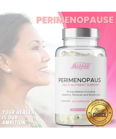 Perimenopause Support Supplements - 60 Capsules for Women's Wellbeing - Early Menopause Relief - 1 Month Supply - Buy Online on GoSupps.com