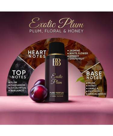 Bergamot_Beaute EXOTIC PLUM Pure Parfum | Plum Honey & Vanilla | 12+ Hrs Long Lasting Perfume for Women | Higher Concentration than EDP 100ML - Buy Online on GoSupps.com