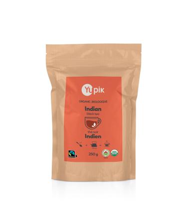 Yupik Organic Indian Loose Black Tea Fairtrade Non-GMO Vegan Gluten-Free 0.25kg 250 g (Pack of 1)