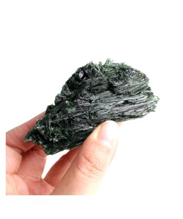 Natural Crystal Rough 1PC 10-30g Natural Green Diopside Crystals Rough Rock Stone Minerals Specimen Gems Teaching Research Collection Decor (Color : Diopside a Size : 10-30g) 10-30g Diopside a