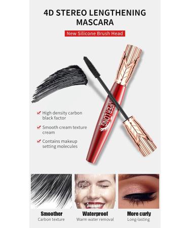 Yanqina Super Long Mascara Yankina Super Long Mascara 4d Waterproof Sweat Proof Mascara Stereo Lengthening Mascara (1pc) - Buy Online on GoSupps.com