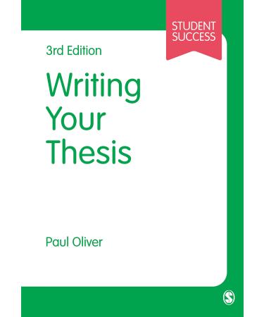 Writing Your Thesis (Student Success)