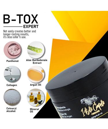 Torrano Hair B-tox Nanoplastia - Formaldehyde-Free Deep Conditioning Treatment for Frizz Control & Volume Reduction - 250g (8.81 oz - Buy Online on GoSupps.com