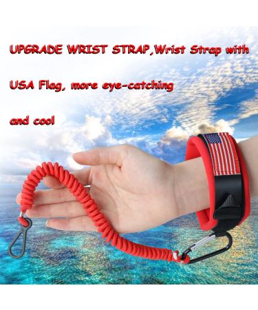 Boat Kill Switch Lanyard with Big Wrist Strap | 54 Inch Marine Safety Cord - Red | Replace 15920T54 15920A54 | Mercruiser Outboard Engine Emergency Stop - Buy Online on GoSupps.com