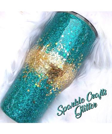 YGDZ 150g Teal Green Fine Glitter for Cosmetic, Body, Face, Nail, Hair, Eyes - 0.3mm - Ideal for Makeup, Tumblers, Resin Crafts & Decor - Buy Online on GoSupps.com