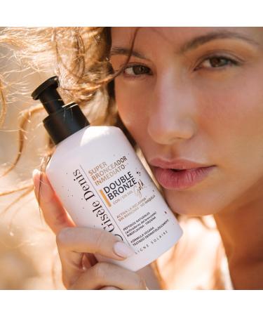 Gisele Denis GIS LE DENIS Double Bronze Gold Super Instant Body Tanner 250 ml Cream tanner Tanning accelerator for the body Sunscreen Pleasant natural fragrance Vegan formula - Buy Online on GoSupps.com
