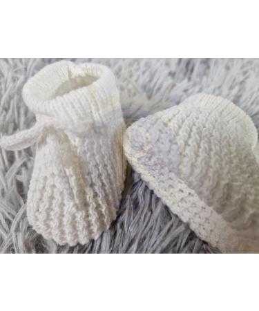 Royal Icon Baby Booties 0-3 Months - Warm and Safe Unisex Baby Slippers - Newborn Boots Ri401 White - Buy Online on GoSupps.com