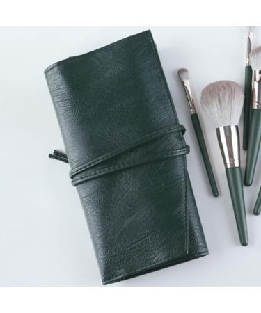 14-Piece Professional Makeup Brush Set - Complete Cosmetics Kit with Wooden Handles | Eyeshadow Blush & More - Easy to Wear & Store (Green) - Buy Online on GoSupps.com