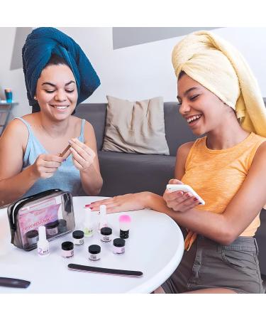 Cooserry 17Pcs Dipping Powder Nail Kit - 8 Colors Starter Set for French Nail Art Manicure - with Top & Base Coat Activator System - Ideal for Salon Use - Buy Online on GoSupps.com