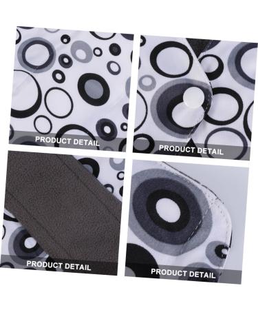8pcs Reusable Menstrual Pads | Washable Bamboo Charcoal Napkins | Medium Absorbency - Buy Online on GoSupps.com