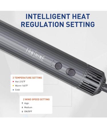 TANSHINE Blow Dryer Brush - 5 in 1 High-Speed Hot Air Styler for Fast Drying Curling Volumizing & Straightening | International Shipping Available - Buy Online on GoSupps.com