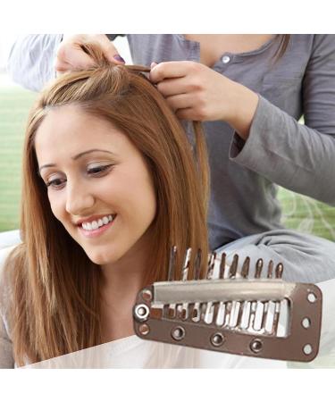 Chunni Dupatta Clip - 10 PCS Hair Extension Clips 10 Teeth Wig Snap Clips Chunni Grip Hair Clip Reusable Chunni Clips Strong Snap Hair Clips Portable Wig Clips Gifts - Buy Online on GoSupps.com