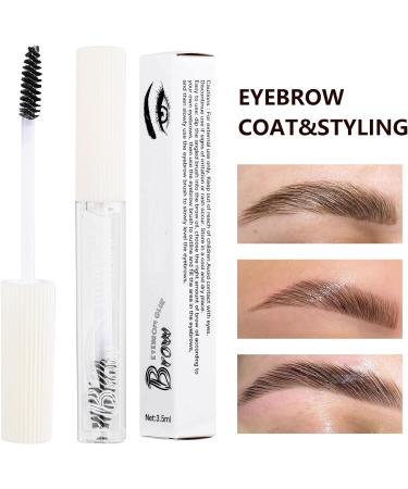 Brow Sculpting Gel - Clear Eyebrow Glue for Precise Styling | Smooth Non Greasy Gel with Firm Hold Perfect Creating Polished Laminated Brows for Stay Defined and Neat from Morning to Night - Buy Online on GoSupps.com