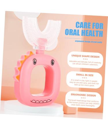 Beaupretty 2-Piece U-Shaped Silicone Toothbrush for Children - Portable Children's Accessories for Healthy Smiles - Buy Online on GoSupps.com