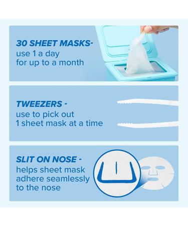 I Dew Care Straight Chillin Sheet Masks - 30 Aloe-Infused Cooling Masks for Hydrated & Calm Skin - Buy Online on GoSupps.com