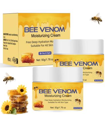 Bee Venom Skin Treatment Cream Upgrade Restoration Cream For All Skin Type (2 PCS) Advanced Firming & Wrinkle-Reducing