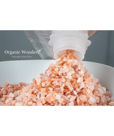 Organic Wonders Pink Himalayan Salt Coarse 1kg - Premium Unrefined, Natural, Gluten-Free, Vegan | Vegetarian - Buy Online on GoSupps.com