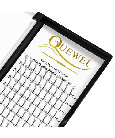 Finished volume eyelashes fan 5D eyelash extension Pulled lash compartments volume technology eyelash extension premade fans soft and light (5d-0.07 d-11mm) 5D-07-D-11 mm