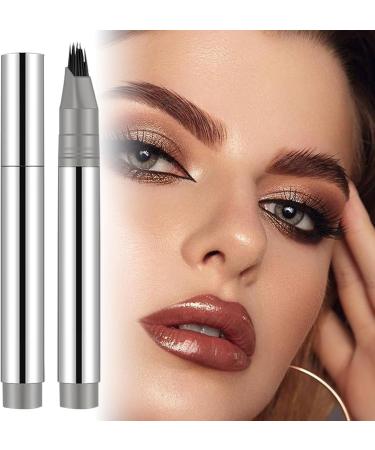 Eyebrow Pen 2-in-1 Multiple Eyebrow Filler Pencil | Anti-Skid Pen Natural Bristles Effect Long Hold Sweat Resistant - Buy Online on GoSupps.com