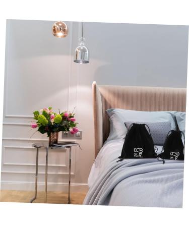 FOYTOKI 8 Pcs Storage Bag Hair Dryer Storage Pouch Hair Straightener Bag Hair Dryer Organizer Black Velvet - Buy Online on GoSupps.com