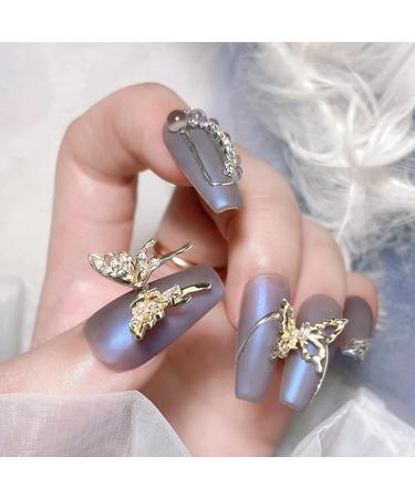 FEIlei 5Pcs Zircon Nail Art Rhinestones Crystal Gems for Nail Decor Rings Earrings DIY - Buy Online on GoSupps.com