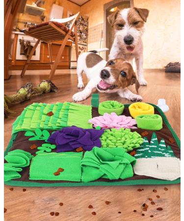 Succulent Snuffle Mat for Dogs and Small Pets - Enrichment Treat Toy | Slow Eating Puzzle for Dogs, Cats, Rabbits, and More | Stress Relief Gift for Pets - Buy Online on GoSupps.com