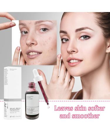 ARONRAVE AHA 30% + BHA 2% Peeling Solution Fruit Acid Exfoliating Face Scrub Liquid Exfoliating Face Scrub Salicylic Acid Liquid for Even Smooth Skin - Buy Online on GoSupps.com