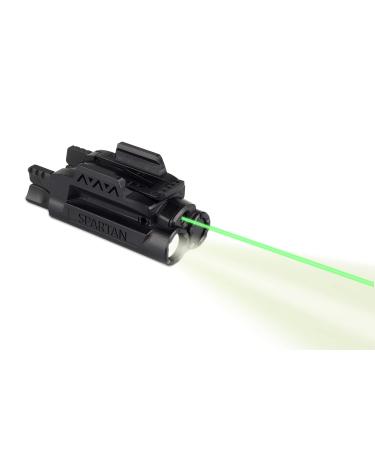 LaserMax Spartan Adjustable Rail Mounted Laser/Light Combo (Green) SPS-C-G