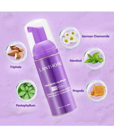 Tooth Mousse Oral Crystal - Purple Toothpaste for White Teeth - Whitening Mousse - Teeth Whitening Toothpaste - Color Correction - Buy Online on GoSupps.com