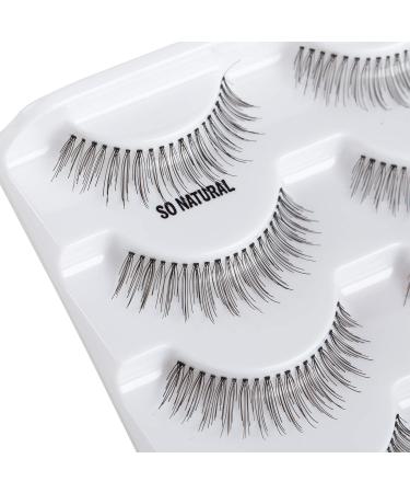 ALICE Lashes 110 Natural Hand Knotted False Eyelashes - 5 Pairs Multipack - Buy Online on GoSupps.com