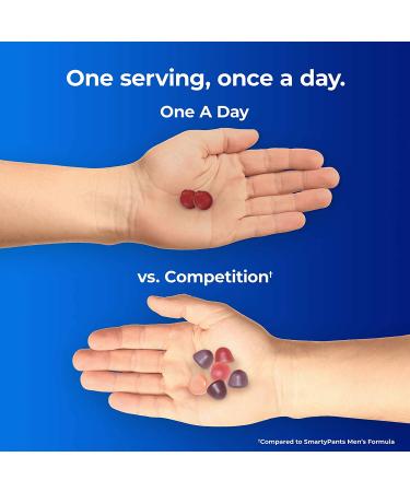 One A Day Men's Multivitamin Gummies Supplement - 170 Count with Vitamin A, C, D, E, Calcium & More - Buy Online on GoSupps.com