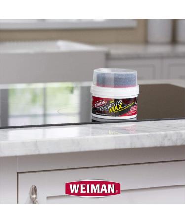 Weiman Cooktop Cleaner Max - 9oz - Removes Burned-On Food, Grease and Watermarks for Sparkling Glass Cooktops - Buy Online on GoSupps.com