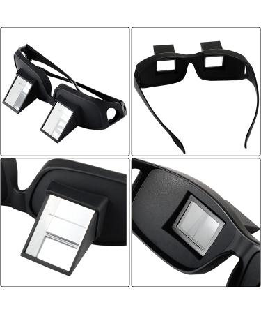 Lazy Glasses Bed Prism Spectacles for Reading/TV in Bed - Black Large (2 Pieces) - Buy Online on GoSupps.com