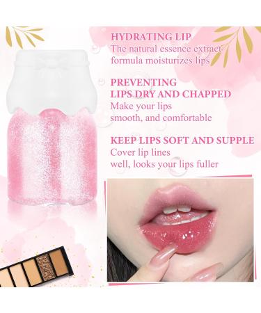 Fruit Flavored Lip Gloss & Pearlized Lip Balm - Hydrating Tinted Lip Oil Kit for Women & Girls | Long Lasting & Plumping in 5 Colors - Buy Online on GoSupps.com