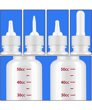 PUFEUOO 4Pcs 50ml Pet Feeding Bottle Kitten Puppy Feeding Bottles with Different Nipples for Newborn Animal Feeder - Buy Online on GoSupps.com