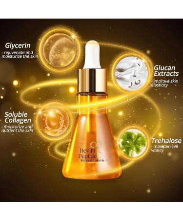 Revita Peptide Essence Peptide Wrinkle Anti-Wrinkle Filler Palmitoyl Peptide Stimulates Collagen Oil To Eliminate Nasolabial Wrinkles Firms Sagging Skin - Buy Online on GoSupps.com