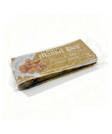 Hijos de Manuel Pic Children of Manuel Pic - Artisanal Tiger Nut Nougat 300g - Exclusive Product - Spanish Ingredients - Traditional Valencian Tiger Nut Sweetness - Made in Jijona - Gourmet Product