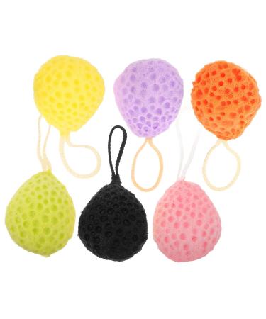 FRCOLOR 6pcs Bath Ball Shower Supplies Exfoliating Shower Sponge Body Scrubber Sponge Kids Shower Sponge Shower 1 Count (Pack of 1)