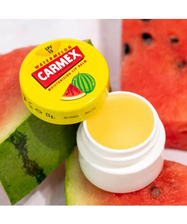 CARMEX Watermelon SPF15 Lip Balm - Soothes & Moisturizes | 7.5g | International Shipping - Buy Online on GoSupps.com