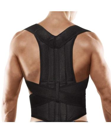 Back Brace Posture Corrector Spinal Support For Women Men Lumbar Shoulder Support Belt For Upper And Lower Back Support Waist Strap For Relief Pain Corrector (Size : 5XL)