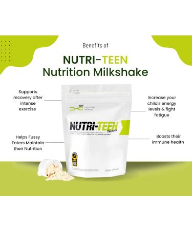 NUTRI-TEEN Shakes: Strawberry Milkshake Flavour (1KG) Strawberry 1KG - Buy Online on GoSupps.com